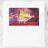 Sticker photo grand champs de fraises (Sac)