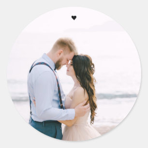 Sticker photo Mariage simple et moderne