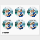Sticker photo moderne Merci mariage BT R (Feuille)