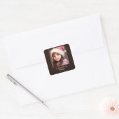 Sticker photo père Noël Liste Nice (Enveloppe)