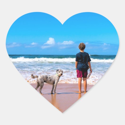 Sticker Photo Personnalisé Votre Propre Design Pho (Devant)