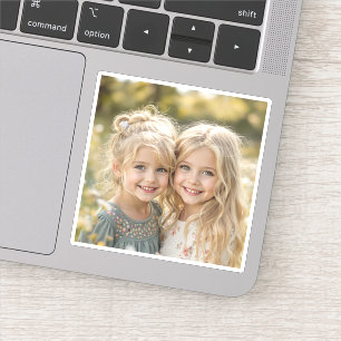 Sticker photo personnalisée de famille