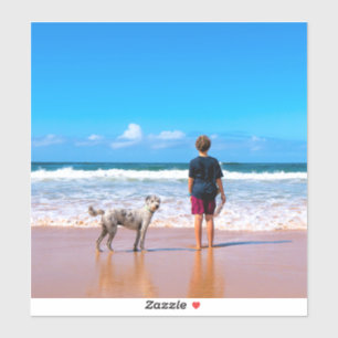 Sticker Photo personnalisée Faites votre propre design - J