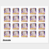 Sticker photo pour fille de la cerise douce (Feuille)