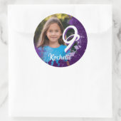 Sticker photo pour peinture violette - 9e âge (Sac)