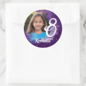 Sticker photo pour peinture violette - âge 8 (Sac)