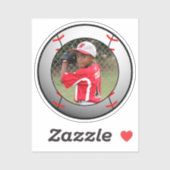 Sticker Photo Sports de baseball (Feuille)