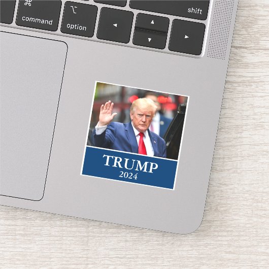 Sticker Photo Trump (Détail)