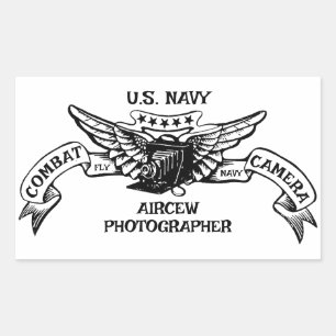 Sticker photographe de l'équipage de l'US Navy
