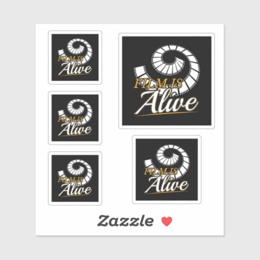 Sticker Photographie de film - Le film est photographe viv (Feuille)