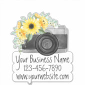Sticker Photographie Décal commercial (Devant)