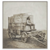 Sticker Photographie Wagon de Roger Fenton Photo Réalisme (Devant)