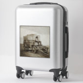 Sticker Photographie Wagon de Roger Fenton Photo Réalisme (Sur valise)