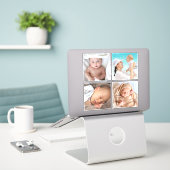 Sticker Photos personnalisées pour bébés (Ordinateur portable sur le bureau)