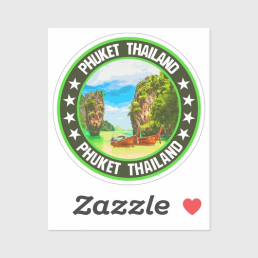 Sticker Phuket (Feuille)