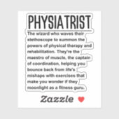 Sticker Physiatre (Feuille)