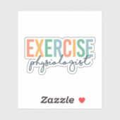 Sticker Physiologiste de l'exercice – Physiologie de l'exe (Feuille)