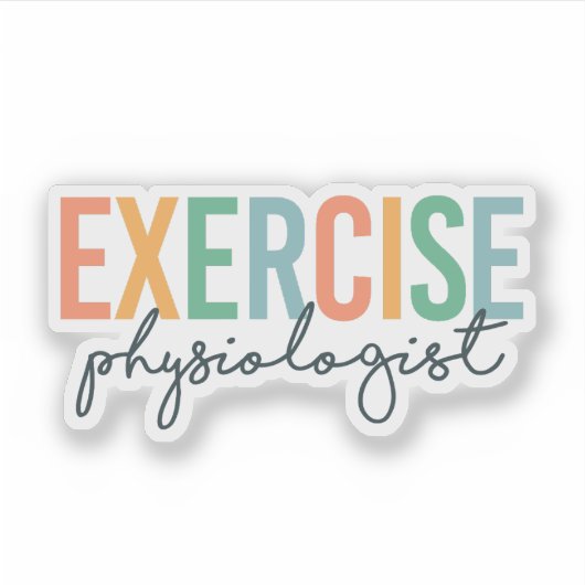 Sticker Physiologiste de l'exercice – Physiologie de l'exe (Devant)