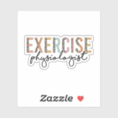 Sticker Physiologiste de l'exercice, Physiologie de l'exer (Feuille)