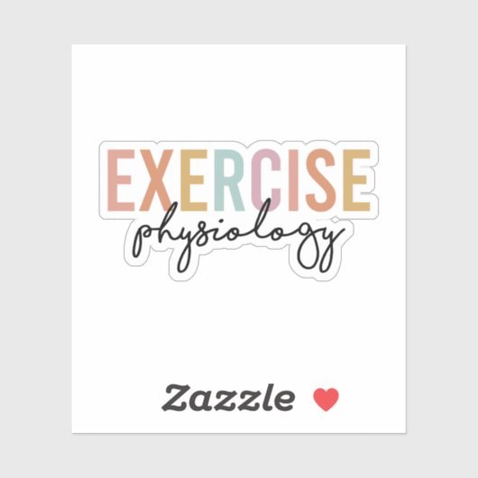 Sticker Physiologiste de l'exercice, Physiologie de l'exer (Feuille)