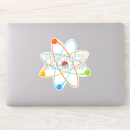 Sticker PHYSIQUE. C'EST LA Science DU DROIT (Ordinateur)