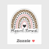 Sticker Phytothérapeute Arc-en-ciel, Phytothérapie (Feuille)