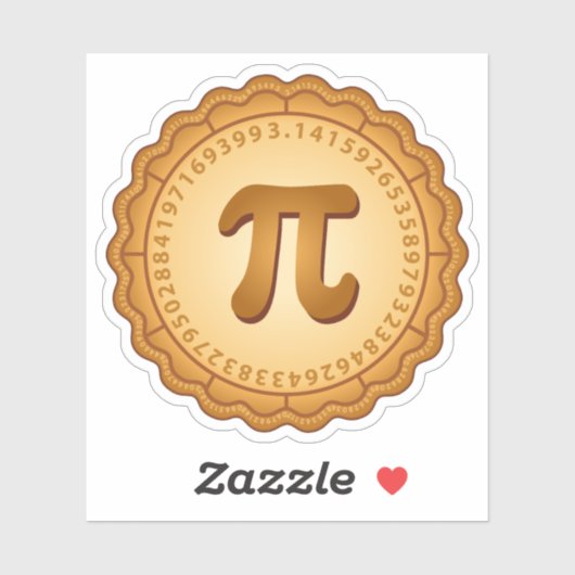 Sticker Pi en gras (Feuille)