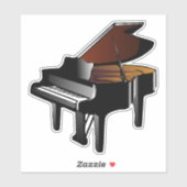 Sticker Piano...musique, musique (Feuille)