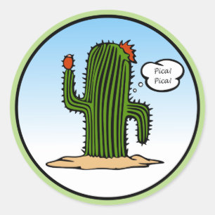 Sticker Pica Cactus