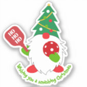 Sticker 🎅 pickball de Noël (Recto)