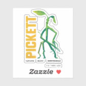 Sticker Pickett Vintage Graphic (Feuille)