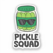 Sticker Pickle Lover Team Pickles Funny Pickle Squad (Recto)