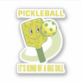 Sticker Pickleball C'est un genre de jeu de jeu de jeu Big (Devant)