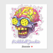 Sticker Pickleball Junkie - drôle de pickleball (Feuille)