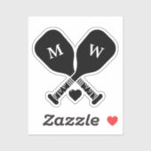 Sticker Pickleball Love (Feuille)
