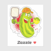 Sticker Pickleball Pickleball (Feuille)