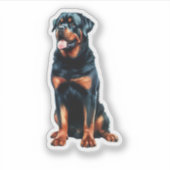 Sticker Pièce de Rottweiler (Devant)