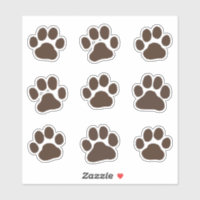 Pieds de chien Empreintes de pattes Canine Emprein