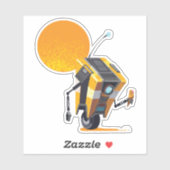 Sticker Piège à clapet (Feuille)