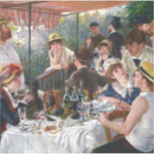 Sticker Pierre-Auguste Renoir - Déjeuner de la fête nautiq (Devant)