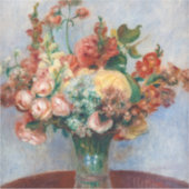 Sticker Pierre-Auguste Renoir - Fleurs dans un Vase (Devant)