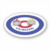 Sticker Pierre de curling (Devant)