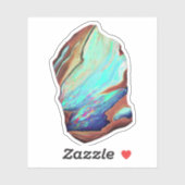 Sticker Pierre de gemme optique (Feuille)