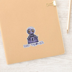 Sticker Pierre noire violette