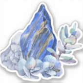 Sticker Pierres bleues mystiques (Recto)