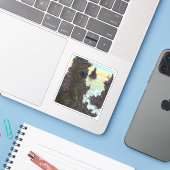 Sticker Pierres Siren (Ordinateur portable avec iPhone)