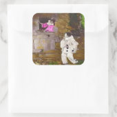 Sticker Pierrot et Columbine (Sac)
