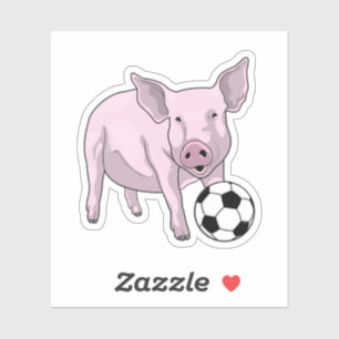 Sticker Pig Soccer joueur Soccer