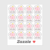 Sticker Piggy Bank Saving Tracker Bujo Planner (Feuille)