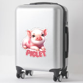 Sticker Piglet adorable - Pépinière (Sur valise)
